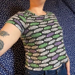 Vintage fishy shirt